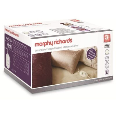 Double Dual Washable Luxury Fleece Heated Mattress Cover