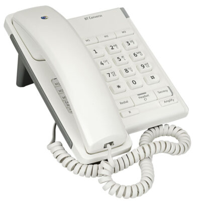 BT Converse 2100 White Corded Telephone