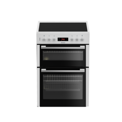 Blomberg HKN65W 60cm Electric Double Oven with Ceramic Hob - White