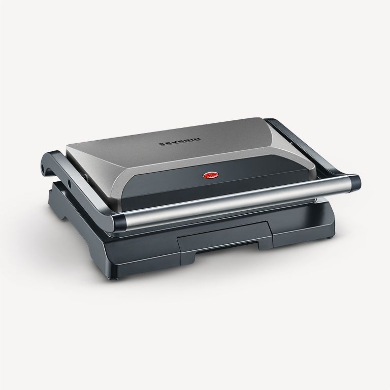 Severin Electric Automatic Multi Grill with 800 W of Power KG 2394, Grey-Metalic