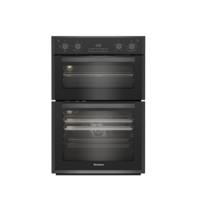 Blomberg RODN9202DX 59.4cm Built In Electric Double Oven - Dark Steel