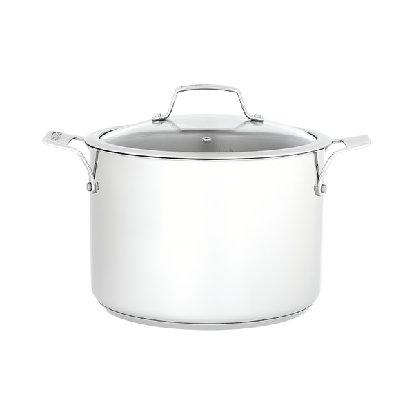 Stellar 6L 24cm Stock Pot Stainless Steel Induction Ready Lifetime Guarantee