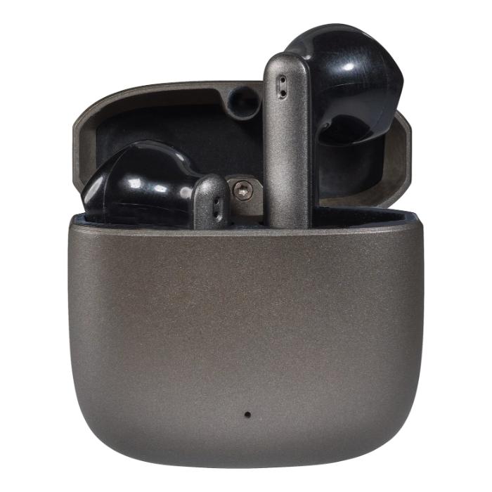 Vivanco Bluetooth Metal Pair True Wireless Stereo Metallic Earphones, Anthracite