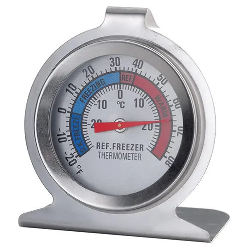 Judge TC63 Kitchen Stainless Steel Fridge Freezer Thermometer