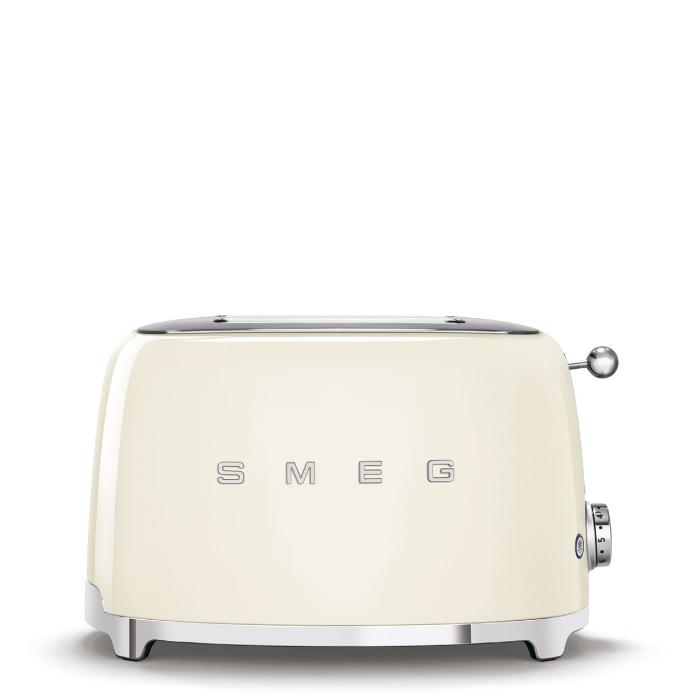 Smeg TSF01CRUK Cream 50's Retro Style 2 Slice Toaster