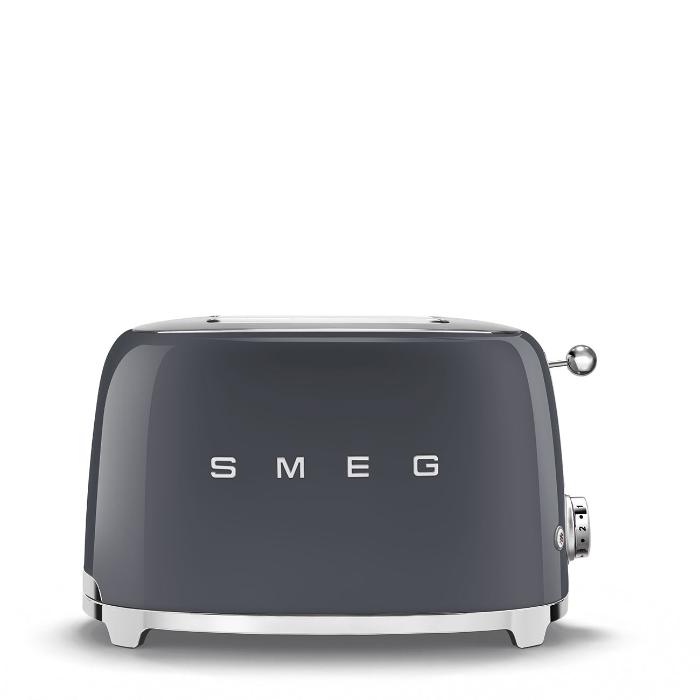 Smeg TSF01GRUK Slate Grey 50's Retro Style 2 Slice Toaster