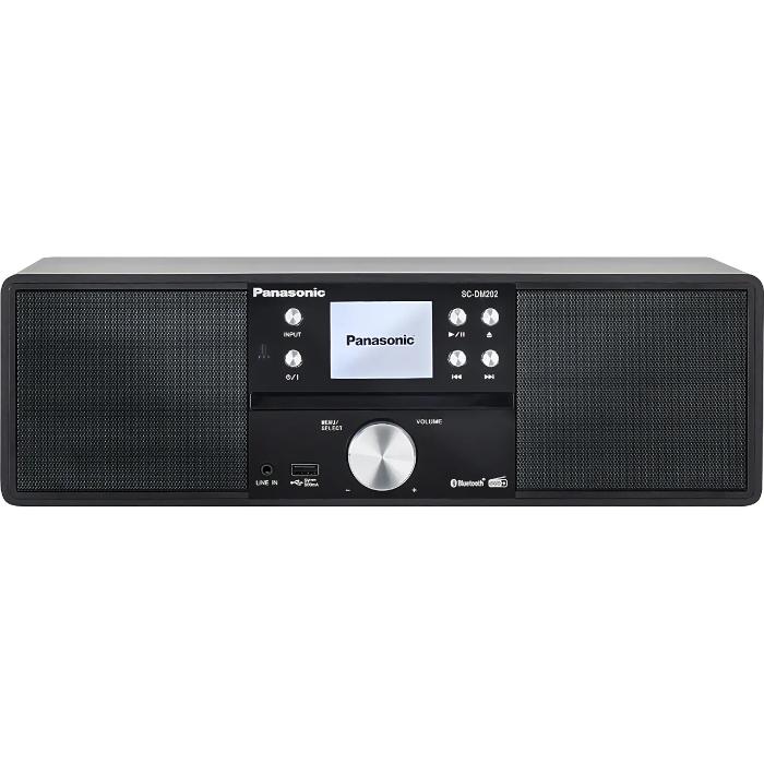 Panasonic SC-DM202EG-K Black Mini HI-FI Compact Stereo System
