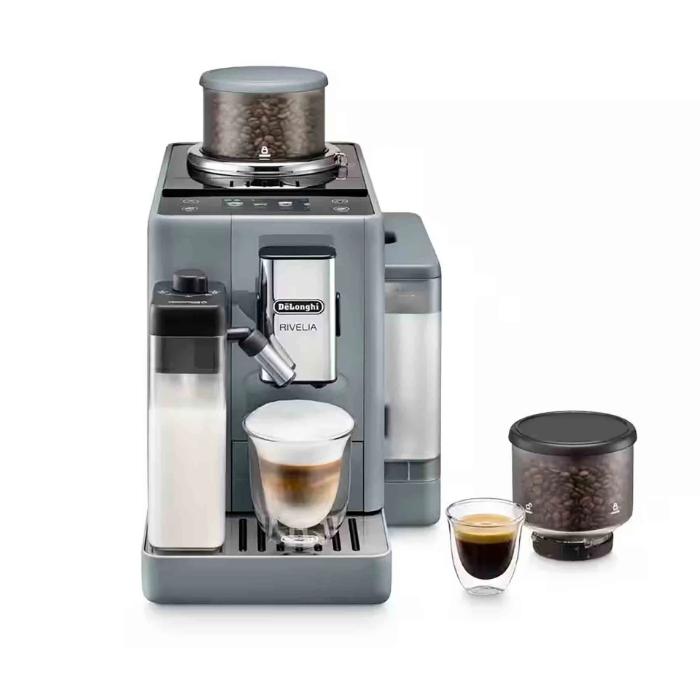 Delonghi EXAM44055G Pebble Grey Rivelia Automatic Bean to Cup Coffee Machine