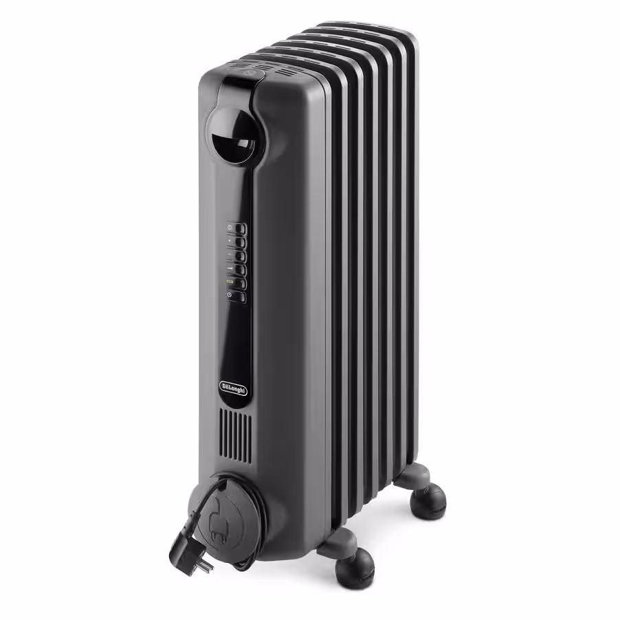 Delonghi TRRS0715E.G Radia  Grey 1500W Oil Filled Radiator