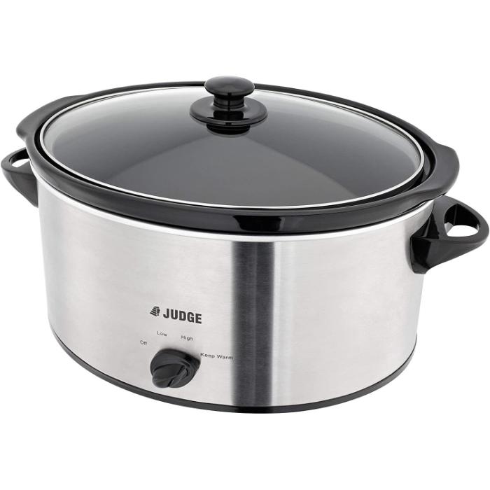 Judge JEA36 5.5L Manual Stainless Steel Slow Cooker