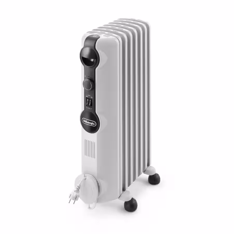 Delonghi TRRS0715 Radia White 1500W Oil Filled Radiator