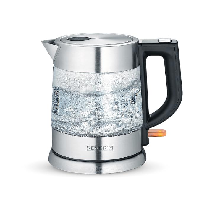 Serverin WK3468 1L Glass & Steel Jug Kettle