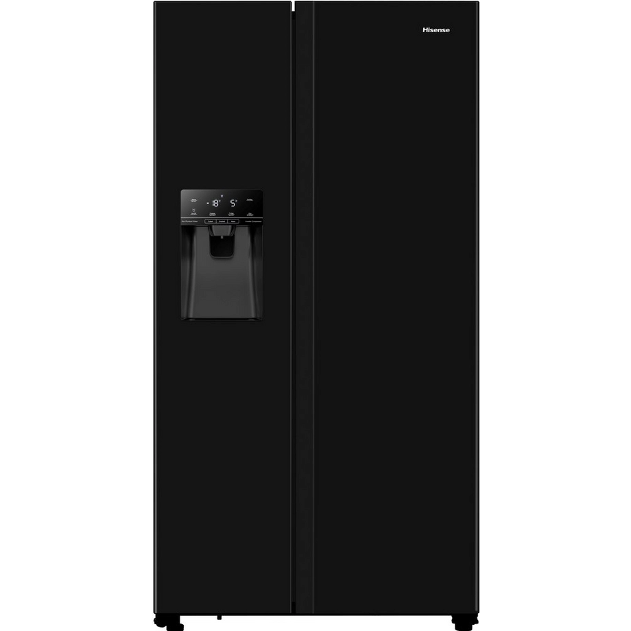 Hisense RS694N4TBE Black American Fridge Freezer