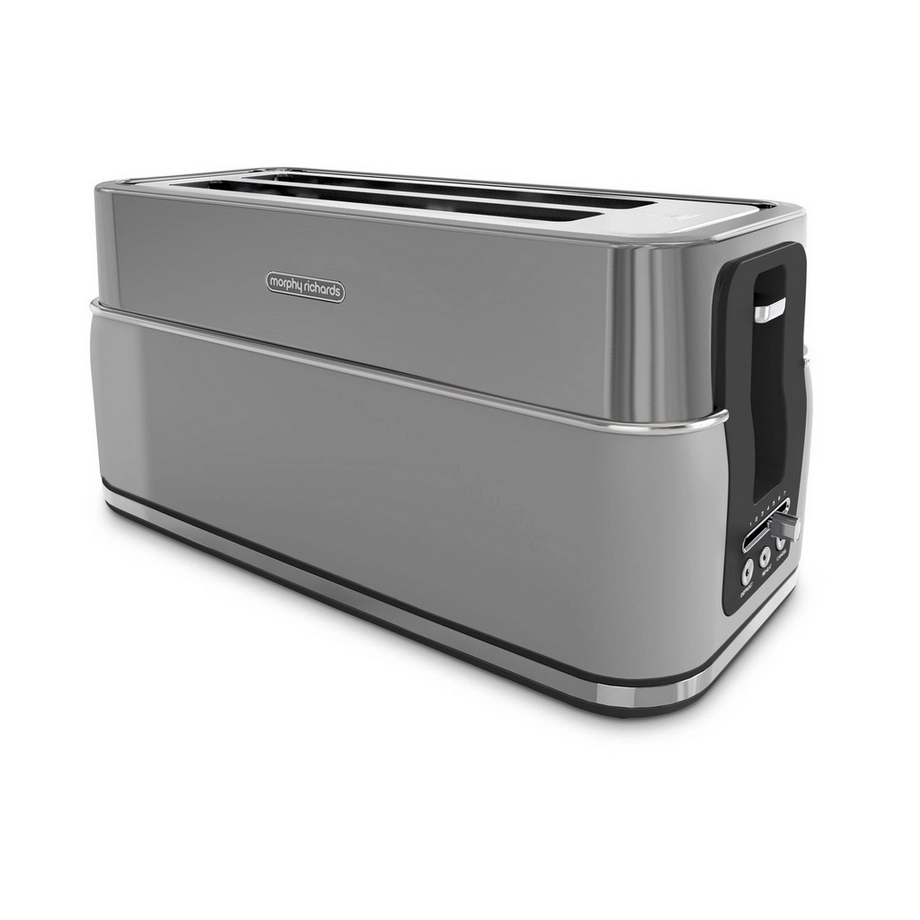 Morphy Richards 245705 Signature Grey 4 Slice Toaster