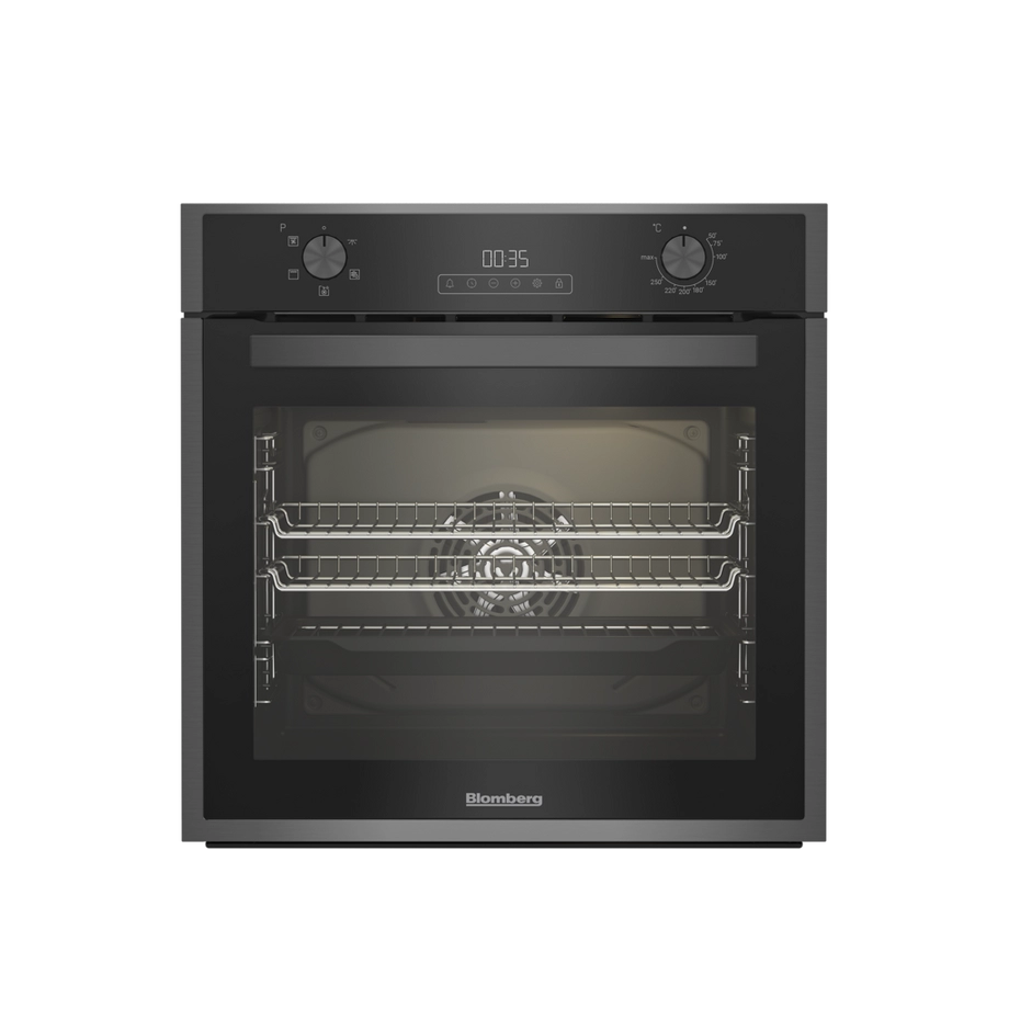 Blomberg ROEN9202DX Dark Steel 59.4cm Built In Single Oven