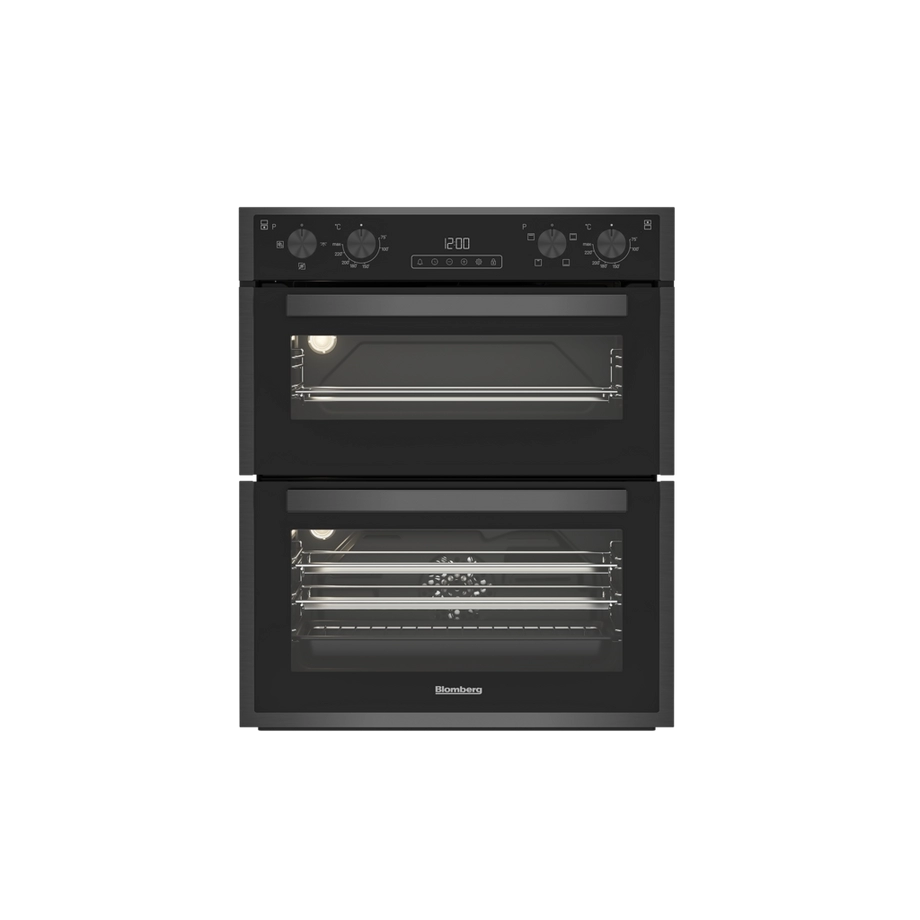 Blomberg ROTN9202DX Dark Steel Built-Under Double Oven
