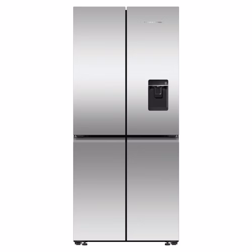 Fisher&Paykel RF500QNUX1 79cm Stainless Steel Plumbed Quad Door Frost Free Fridge Freezer