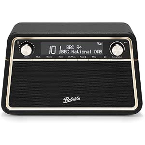 Roberts Reva DABFM Bluetooth Black Retro Style Radio