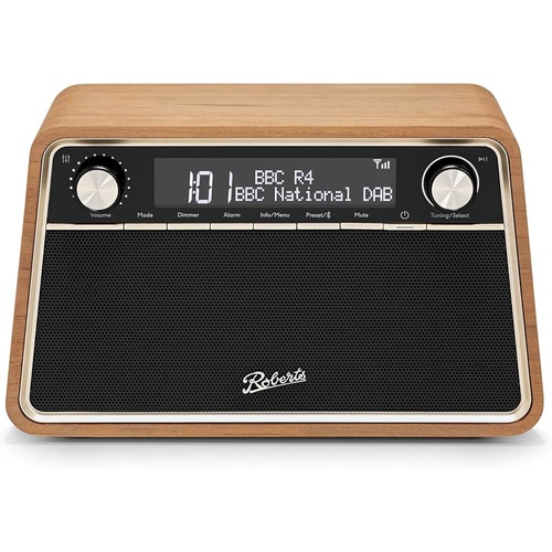 Roberts Reva DAB/FM Bluetooth Cherry Retro Style Radio