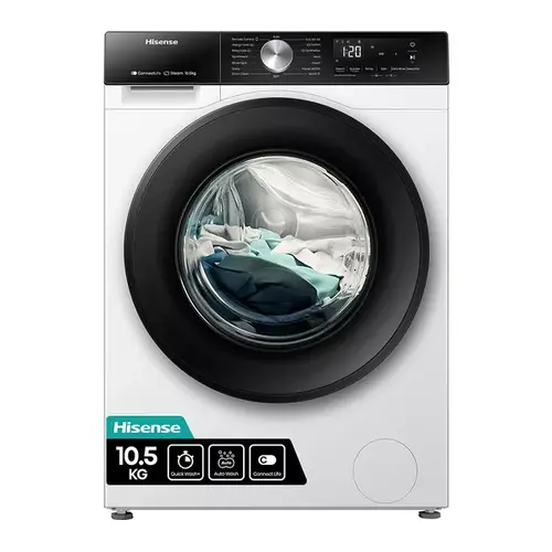 Hisense WF3S1043BW3 10.5kg 1400 Spin Washing Machine - White