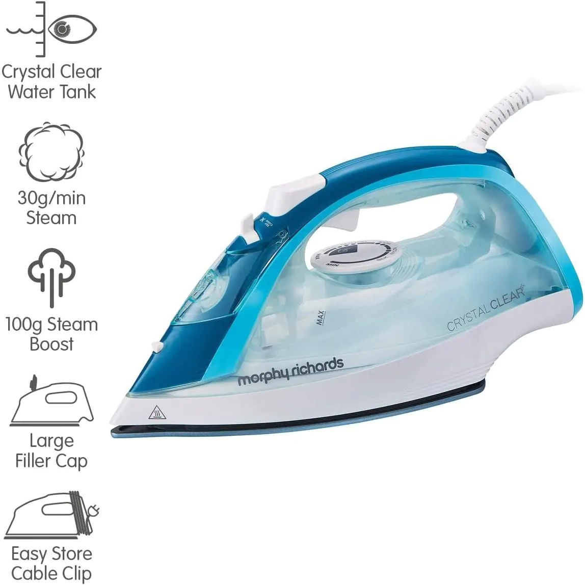 Morphy Richards 300300 Crystal Clear Steam Iron