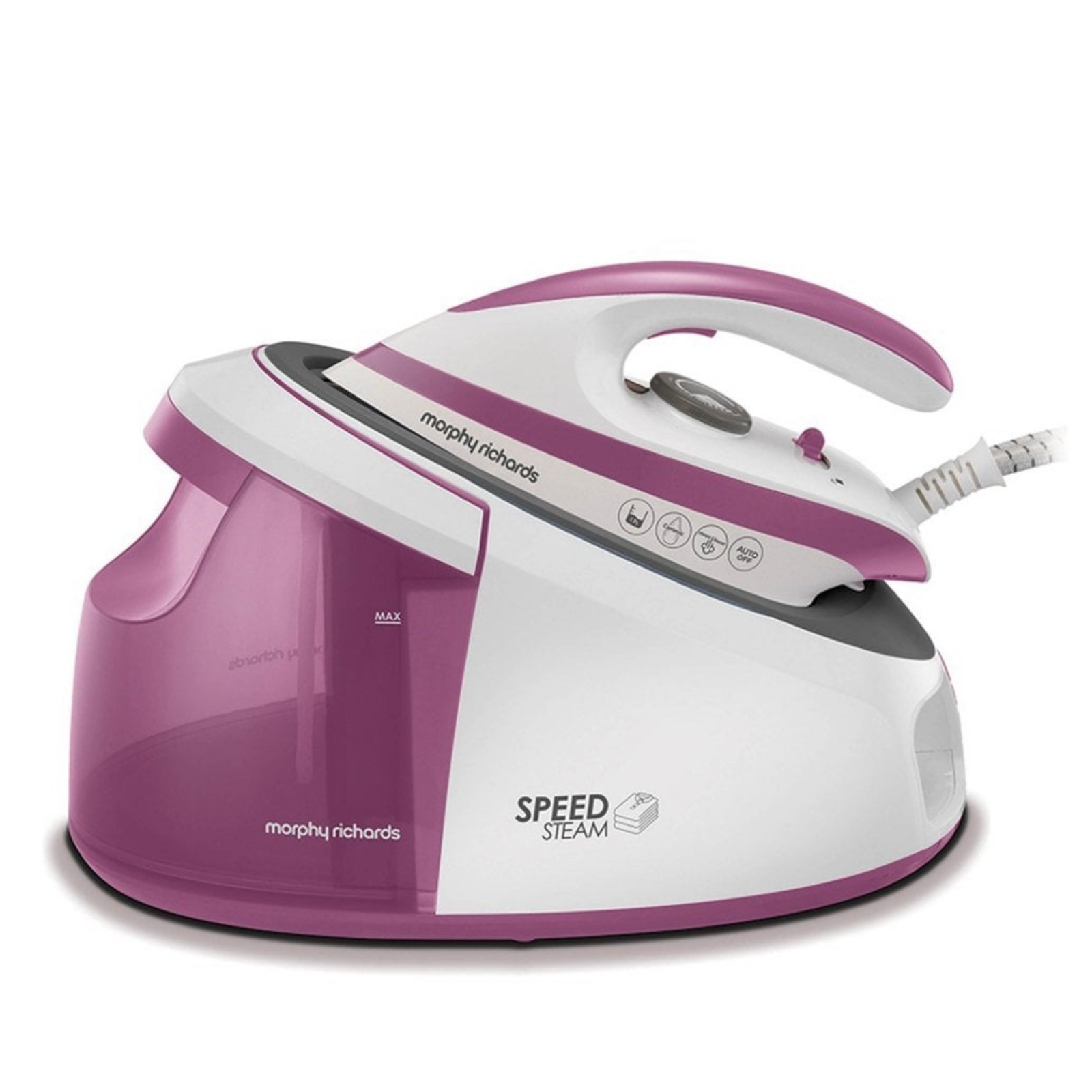 Morphy Richards Speed 1.7L Steam Generator Pink Iron 333201