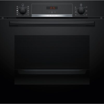 Bosch HQA534BB3B Series 4, Built-in oven with added steam function Black