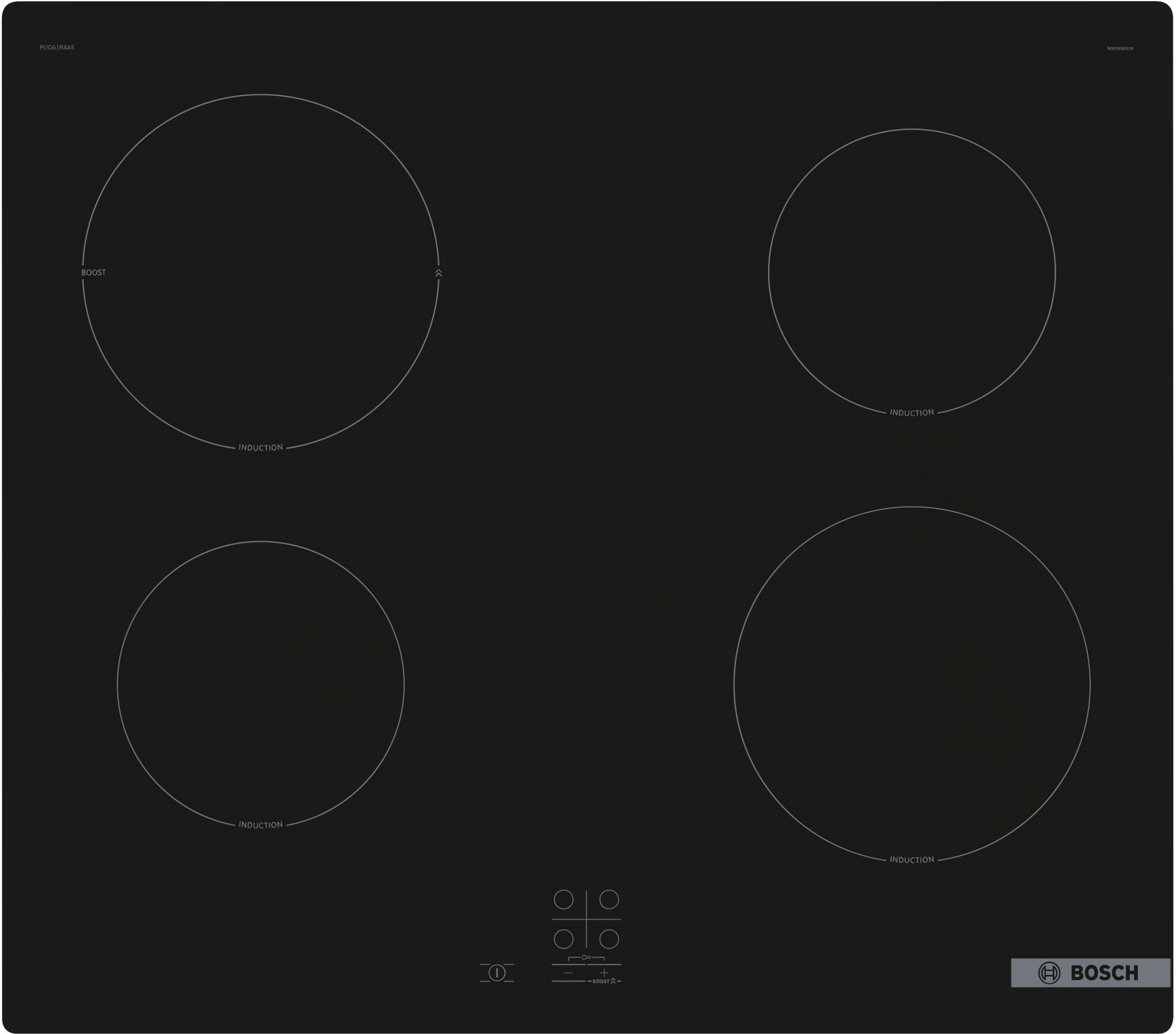 Bosch PUG61RAA5B Series 2, Induction hob