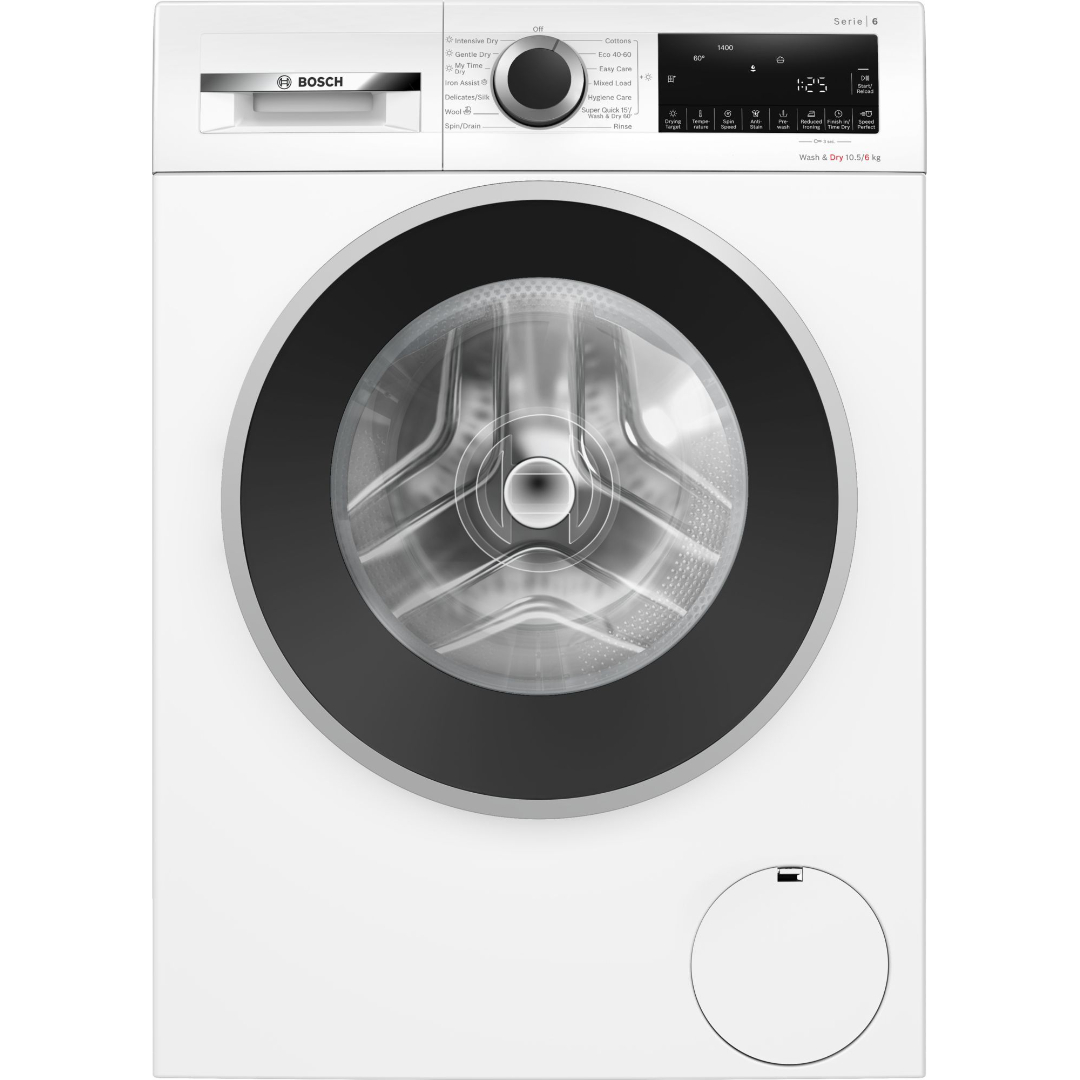 Bosch WNG25401GB Series 6, Washer dryer, 10.5/6 kg, max. 1400 rpm