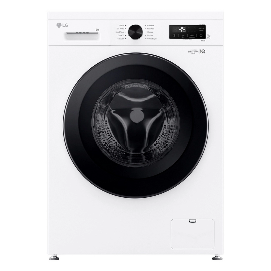 LG Series 2 Direct Drive F4X1009NWK - 9 kg 1400 Spin Washing Machine - White