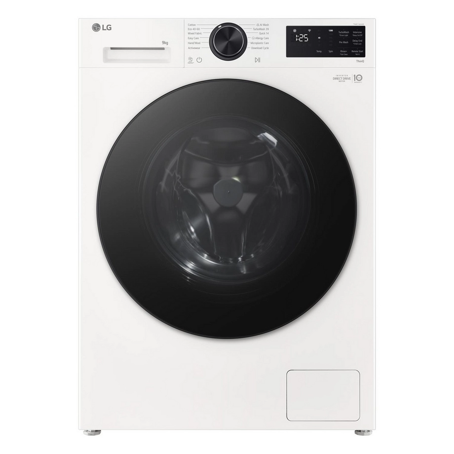 LG Series 3 F2X50S9TWB - 9 kg 1200 Spin Washing Machine - White